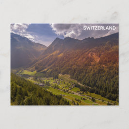 Schweiz Schweizer Alpen Foto für Ausflüge Postkarte