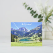 Schweiz Schweizer Alpen Foto für Ausflüge Postkarte (Stehend Vorderseite)