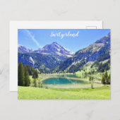 Schweiz Schweizer Alpen Foto für Ausflüge Postkarte (Vorne/Hinten)