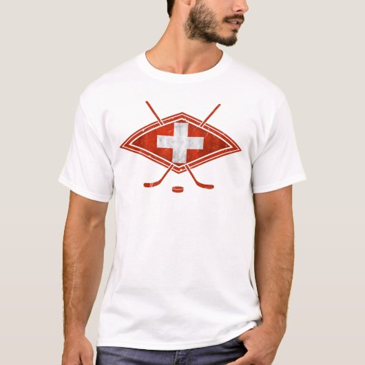 Schweiz Schweizer Eishockey T-Shirt (Vorderseite)