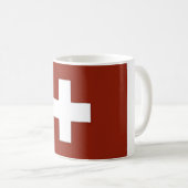 Schweiz - Schweizer Flagge - Kaffeetasse (VorderseiteRechts)