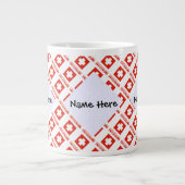 Schweiz Schweizer Flagge Personalisiert Jumbo-Tasse (Vorderseite)