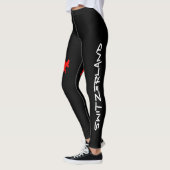 Schweiz Schweizer Flagge Pride Womens Fashion Leggings (Links)