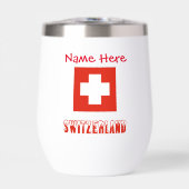 Schweiz Schweizer Flagge Rote Personalisierung (Vorderseite)