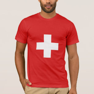 Schweiz - Schweizer Flagge T-Shirt