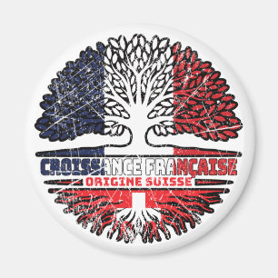 Schweiz Schweizer Französisch Frankreich Baum Wurz Magnet