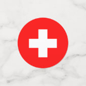 Schweiz Schweizer Nationalfeiertag CH Party Konfetti (Klein Vorderseite)