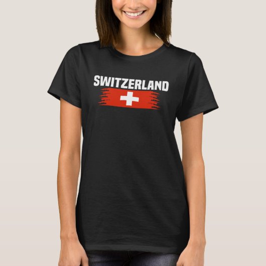 Schweiz Schweizer T-Shirt (Vorderseite)