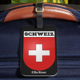 Schweiz | Schweizer Wappen Gepäckanhänger