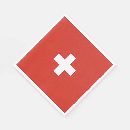 Schweiz Serviette (Ecke)