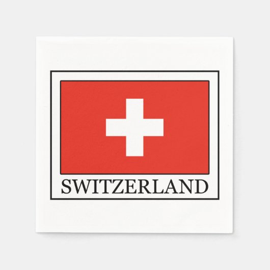 Schweiz Serviette (Vorderseite)