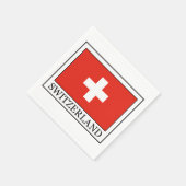 Schweiz Serviette (Ecke)