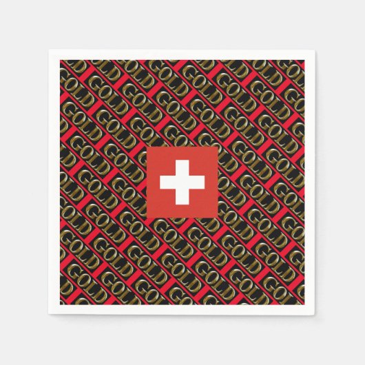 SCHWEIZ SERVIETTE (Vorderseite)