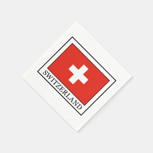 Schweiz Serviette (Ecke)