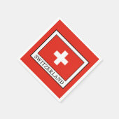 Schweiz Serviette (Ecke)