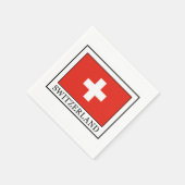 Schweiz Serviette (Ecke)