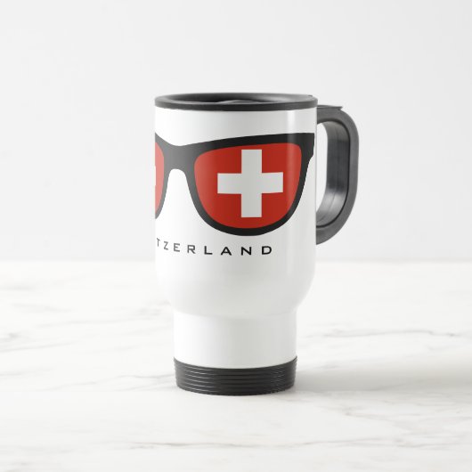 Schweiz Shades benutzerdefinierte Tasse (VorderseiteRechts)