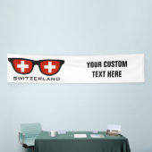 Schweiz Shades benutzerdefinierte Text- und Farbba Banner (Messeveranstaltung)