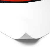 Schweiz Shades benutzerdefinierte Text- und Farbpo Poster (Ecke)