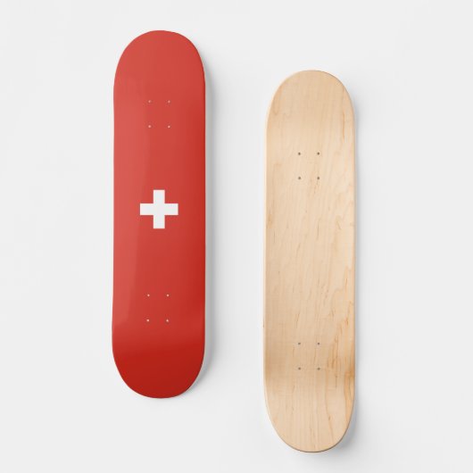 Schweiz Skateboard (Vorderseite)