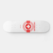 Schweiz Skateboard (Horizontal)
