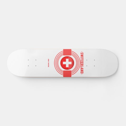 Schweiz Skateboard (Horizontal)