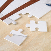 Schweiz Skifahrplakat Puzzle (Seite)