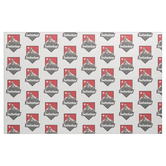 Schweiz Stoff (Fat Quarter (45,7 x 55,9 cm))