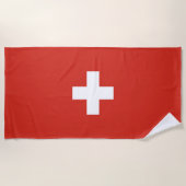 Schweiz Strandtuch (Vorderseite)