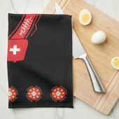Schweiz - Suisse - Svizzera Geschirrtücher (Viertel Falte)