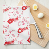 Schweiz - Suisse - Svizzera Geschirrtücher (Viertel Falte)