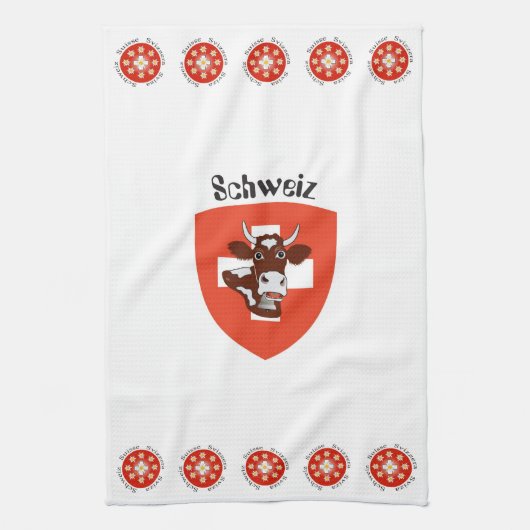 Schweiz - Suisse - Svizzera Geschirrtücher (Vertikal)