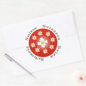 Schweiz Suisse Svizzera Svizra Aufkleber (Umschlag)