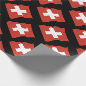 Schweiz Suisse Svizzera Svizra Geschenkpapier (Ecke)