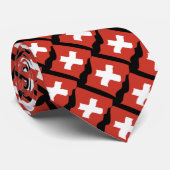 Schweiz Suisse Svizzera Svizra Krawatte (Gerollt)