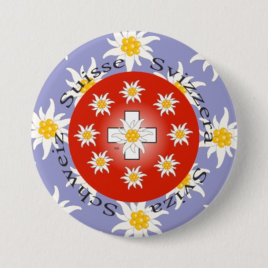 Schweiz Suisse Svizzera Svizra Schweiz Button (Vorderseite)