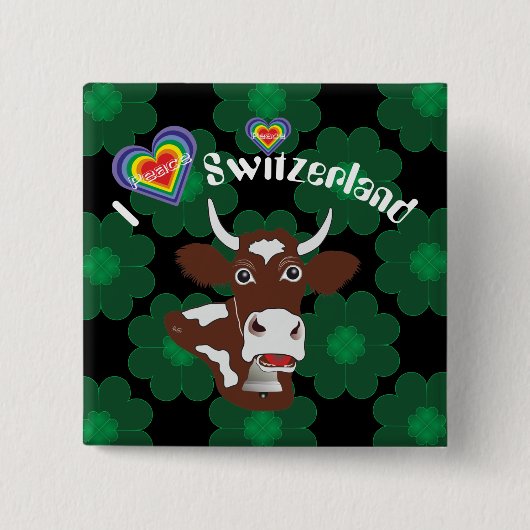 Schweiz Suisse Svizzera Svizra Schweiz Button (Vorderseite)