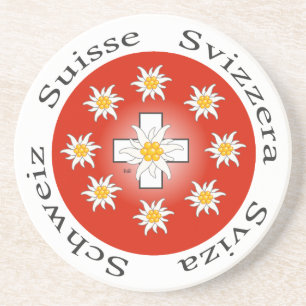 Schweiz Suisse Svizzera Svizra Schweiz Getränkeuntersetzer