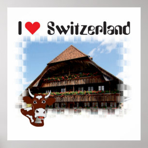 Schweiz, Suisse, Svizzera, Svizra, Schweiz Poster