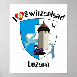 Schweiz, Suisse, Svizzera, Svizra, Schweiz Poster