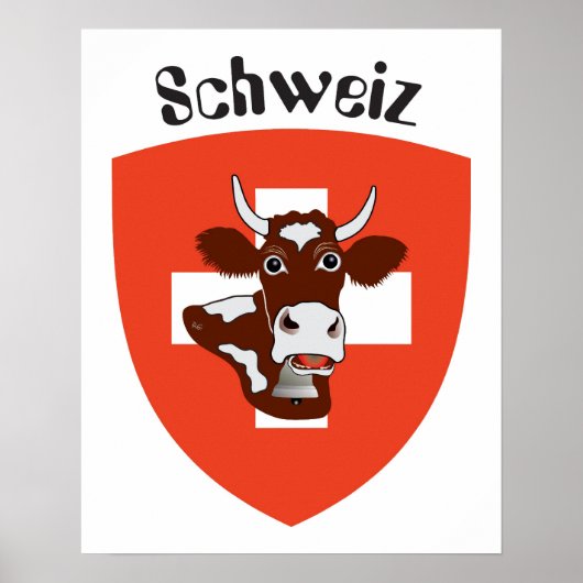 Schweiz, Suisse, Svizzera, Svizra, Schweiz Poster (Vorne)
