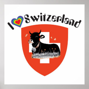 Schweiz, Suisse, Svizzera, Svizra, Schweiz Poster