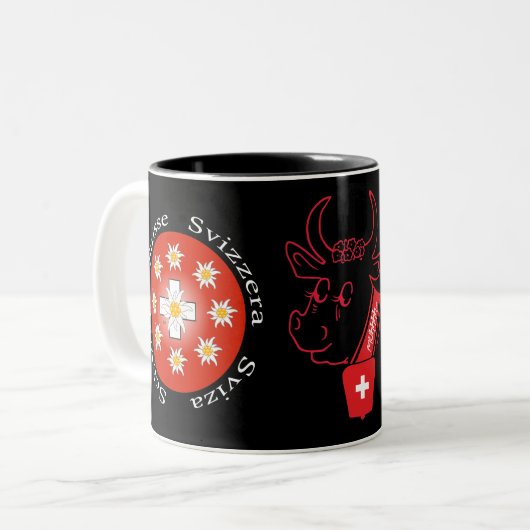 Schweiz Suisse Svizzera Svizra Schweiz Tasse (Vorderseite Links)