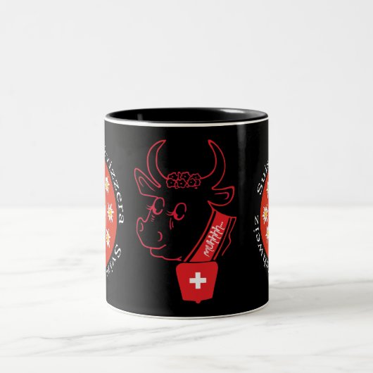 Schweiz Suisse Svizzera Svizra Schweiz Tasse (Mittel)