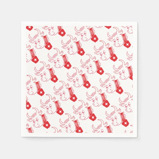 Schweiz - Suisse - Svizzera - Svizra Servietten (Vorderseite)