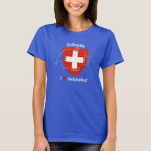 Schweiz Suisse Svizzera Svizra Switzerland Hemd T-Shirt