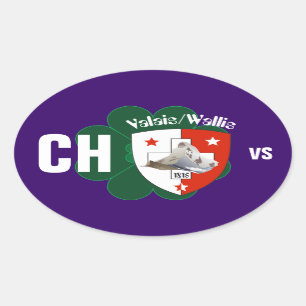 Schweiz Suisse Svizzera Svizra Switzerland Kleber Ovaler Aufkleber