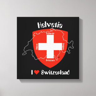 Schweiz Suisse Svizzera Svizra Switzerland Leinwanddruck