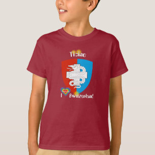 Schweiz Suisse Svizzera Svizra Switzerland T-Shirt