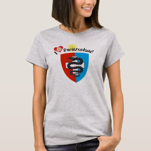 Schweiz Suisse Svizzera Svizra Switzerland T-Shirt